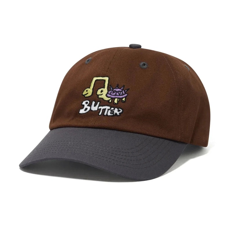 Butter Goods Turtle 6 Panel Cap Walnut/Steel