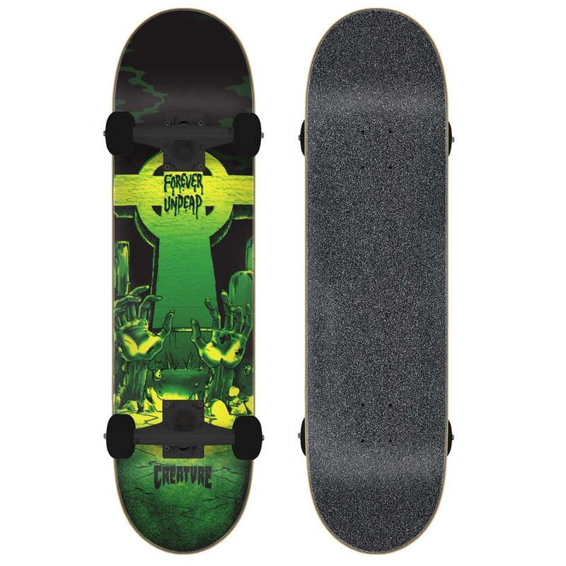 Creature Forever Undead Mini Skateboard Complete – 7.75 7.75