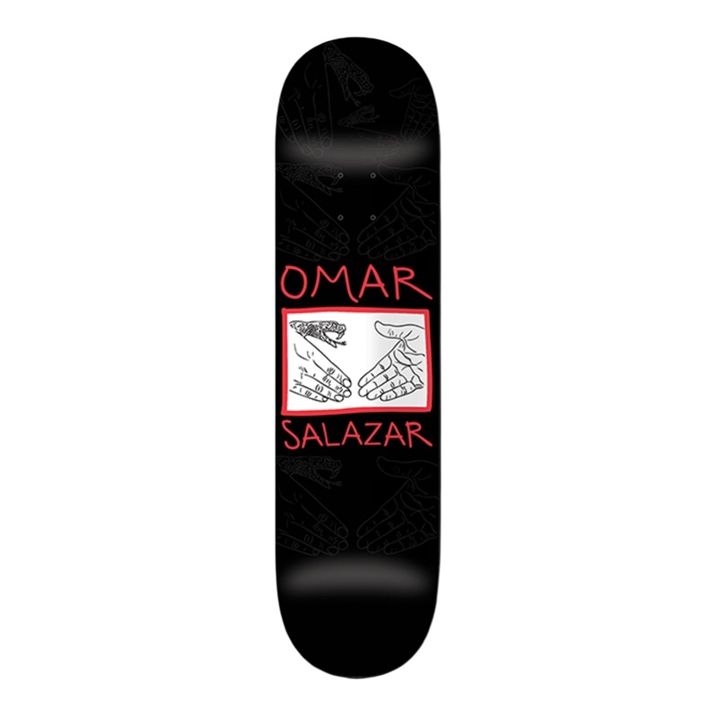 DOOM SAYERS SALAZAR SNAKE SHAKE 3D SKATEBOARD DECK 8.25 8.25