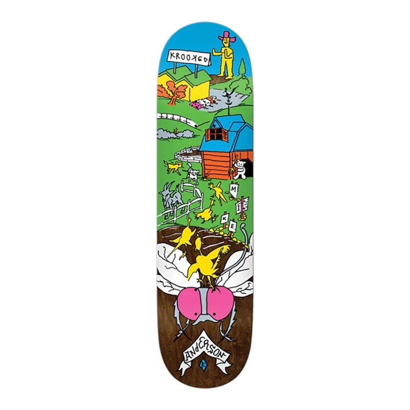 Krooked Manderson The Yard Deck 8.38 Assorted Stains 8.38