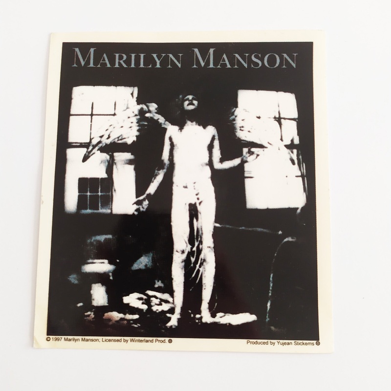 Marilyn Manson Industrial Rock Music Sticker – From 1997