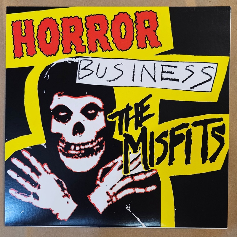 MISFITS – HORROR BUSINESS [Color Vinyl] 7″ w/ Insert *Unofficial Release*