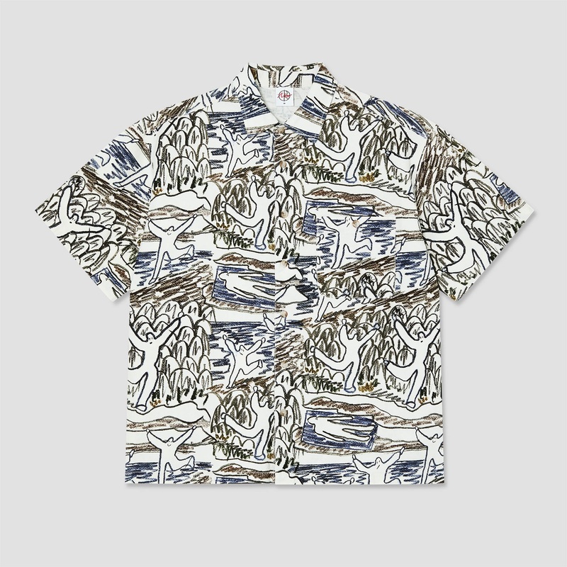 Polar Tom Beach Day Shirt Off White Small