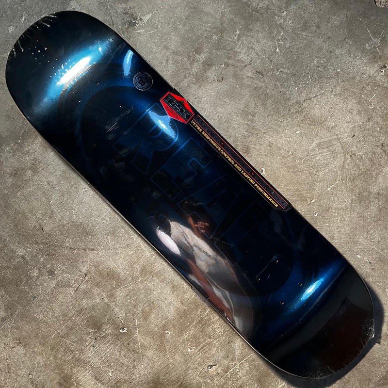 REAL Skateboards – DBX Oval Blue Foil Deck – 8.5″