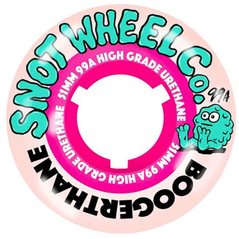 SNOT BOOGERTHANE WHITE/PINK CORE 51MM 99A (Set of 4)