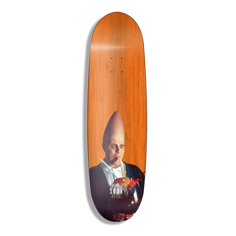 SOUR SOLUTION “CONEHEAD” EGGX 8.75″ SKATEBOARD DECK