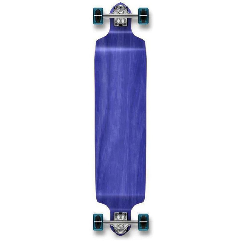Stained Blue Blank Drop Down 41″ Longboard Complete