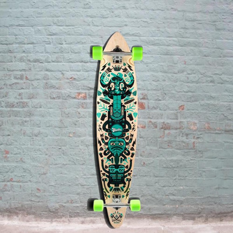 Stella Totem Pintail Cruiser 46″ Longboard Complete