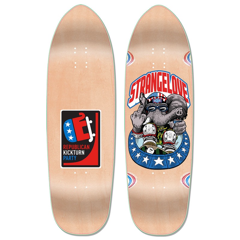 STRANGELOVE REPUBLICAN KICKTURN PARTY 10″ SKATEBOARD DECK