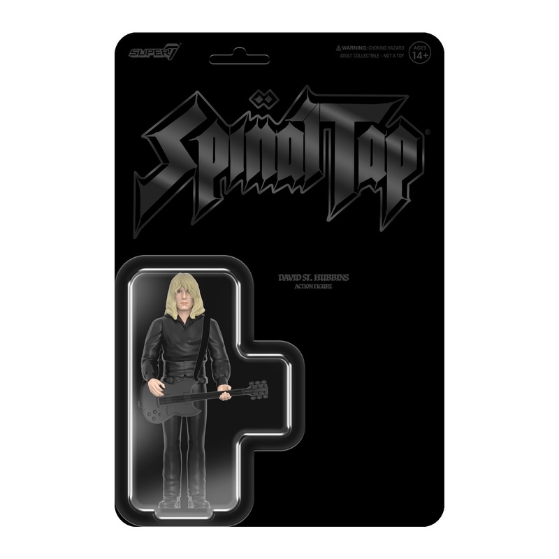 Super7 x SPINAL TAP – David St. Hubbins (None More Black) – ReAction Figure