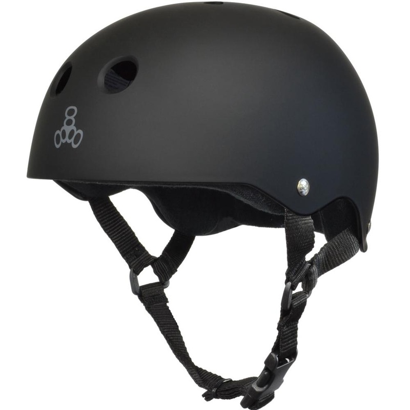 Triple 8 Sweatsaver Helmet (Black Rubber) XS