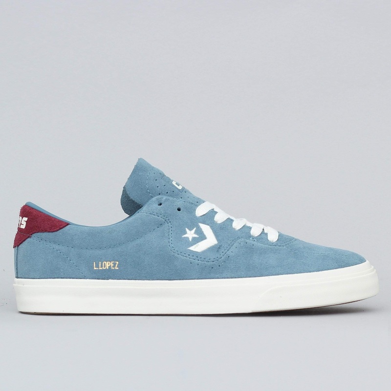 Converse Louie Lopez OX Shoes Celestial Teal / Dark Burgundy UK7