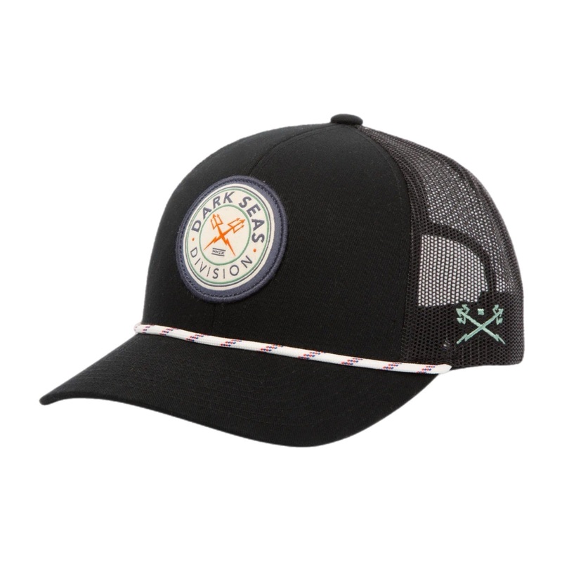 DARK SEAS NAV LOW HAT Black