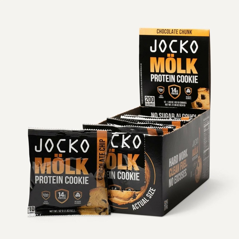 JOCKO MLK Chocolate Chip Protein Cookies