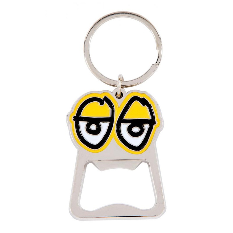 Krooked – Eyes Keychain – Yellow/Polished