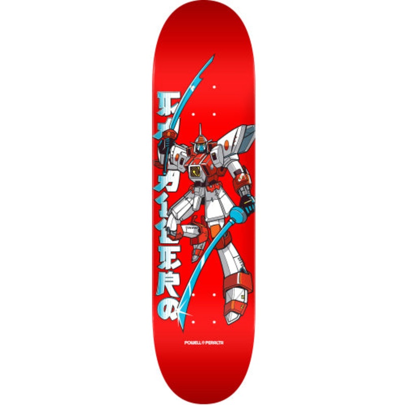 Powell Peralta Caballero Gundam Skateboard Deck Red 8.25″ 8.25″