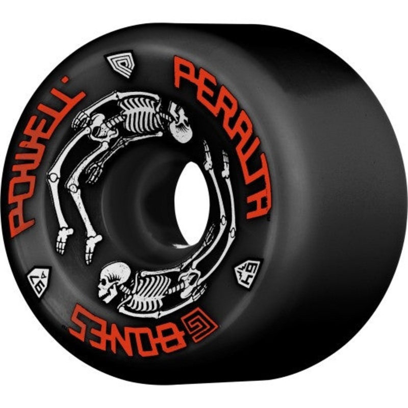 Powell Peralta G Bones 64mm 97a Black Skateboard Wheels
