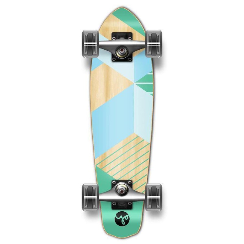 Punked Micro Cruiser Complete – Geometric Series – Green Complete