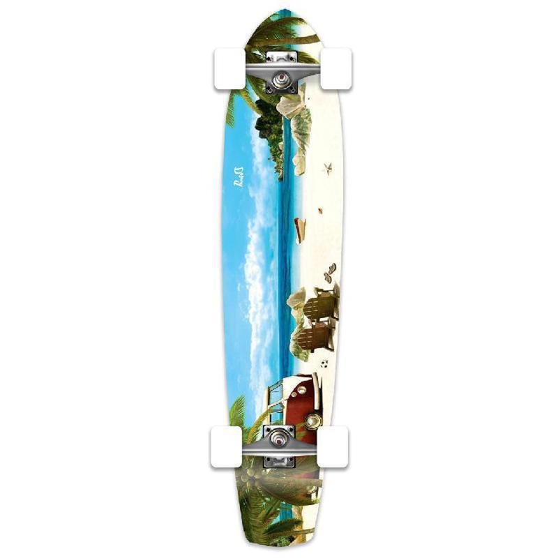 Punked Slimkick Longboard Complete – Getaway Complete