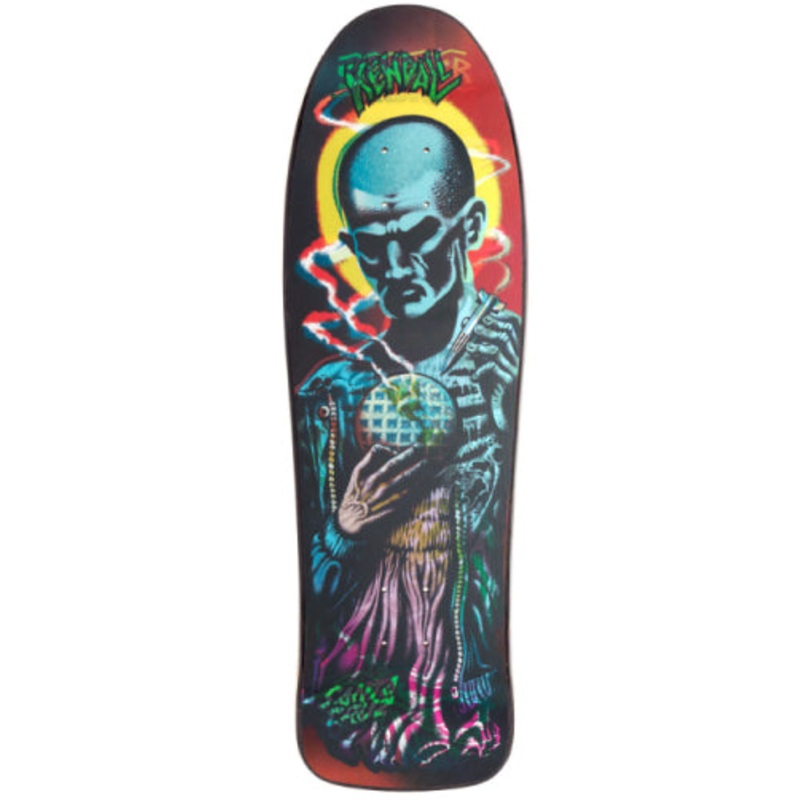 Santa Cruz X Stranger Things Kendall Eleven Shaped Skateboard Deck 9.75″ 9.75″