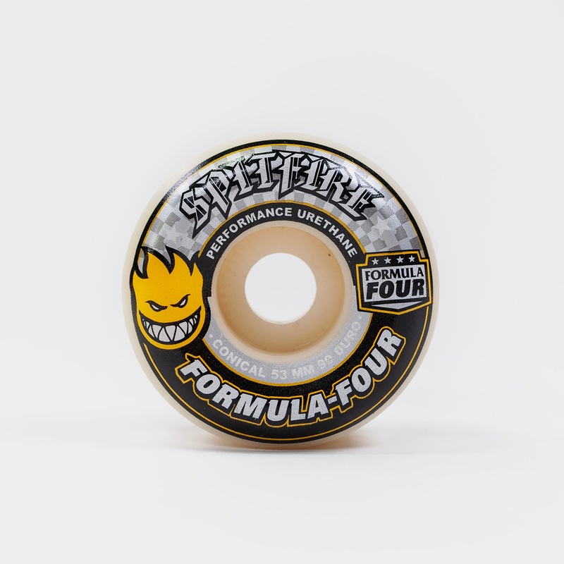Spitfire – 53mm – 99DU Formula Four Wheels Conical – Natural 53mm