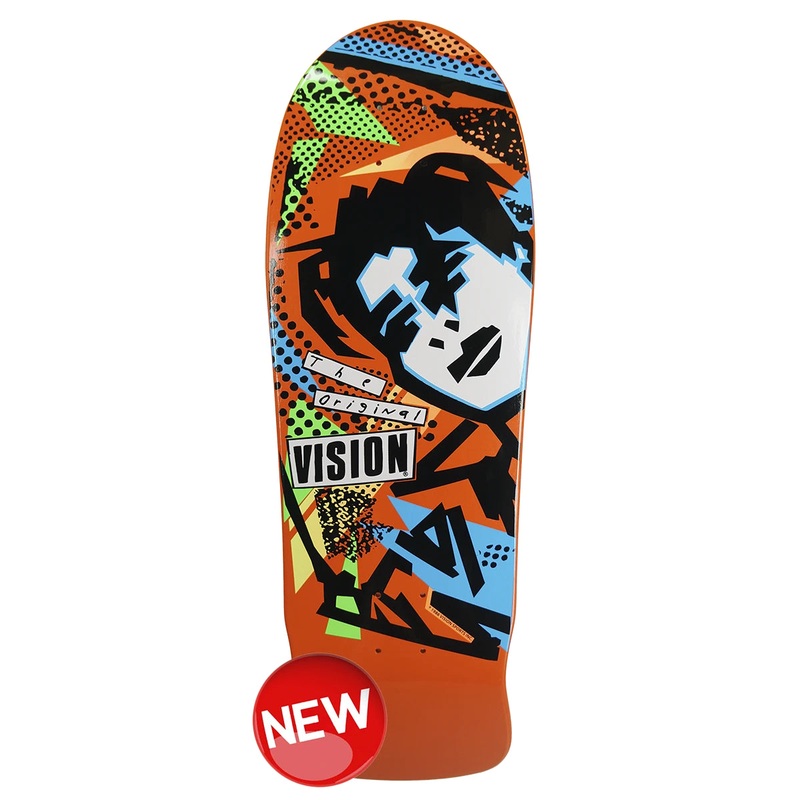 Vision Mark Gonzales Modern Concave 10″ Skateboard Deck Orange