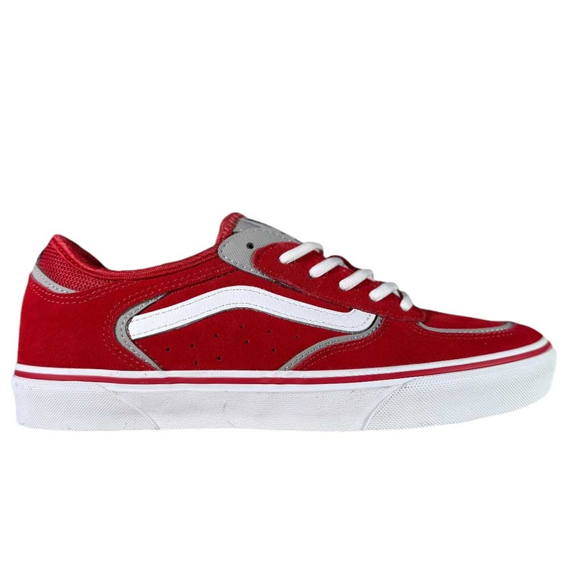VN0A2Z3ORED Red Rowley Vans Suede Skateboarding Shoes 8
