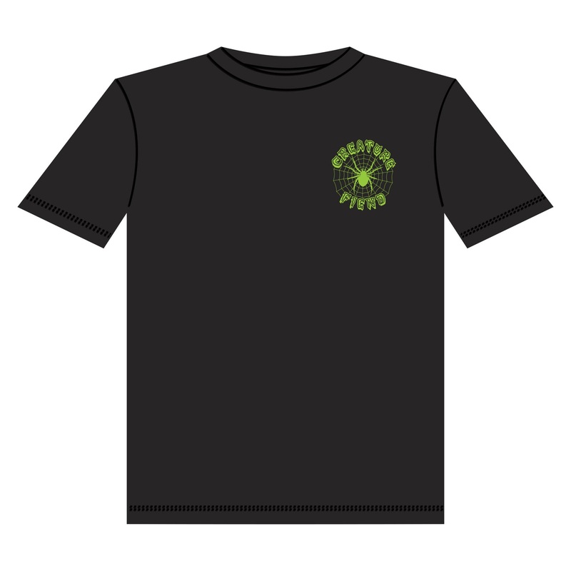 Web Logo Mens Creature T-Shirt Black S