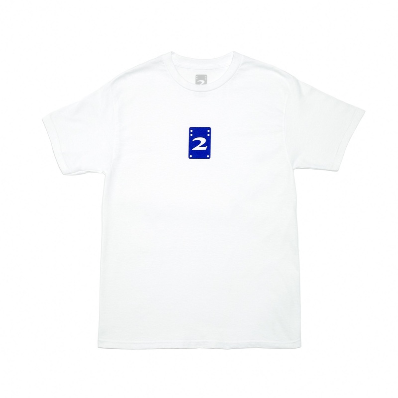 2 Riser Pads Logo Tee White MD