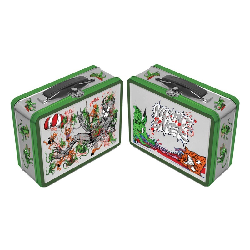 BAKER X NECKFACE “TOXIC RATS” METAL / TIN LUNCH BOX
