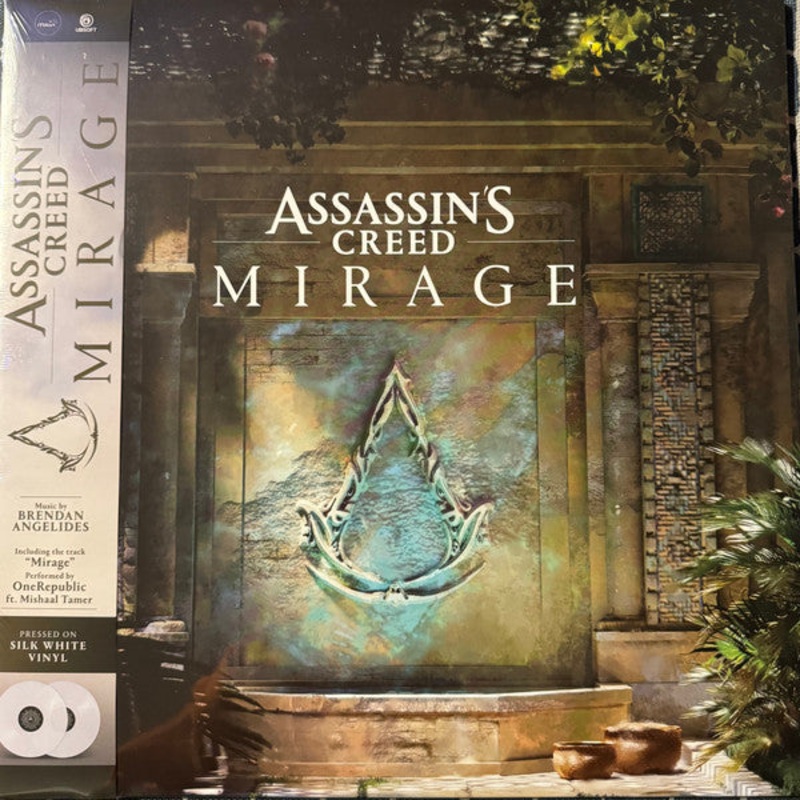 Brendan Angelides  Assassin’s Creed Mirage (Original Soundtrack) White Silk Color Vinyl LP Record *Corner Dent*