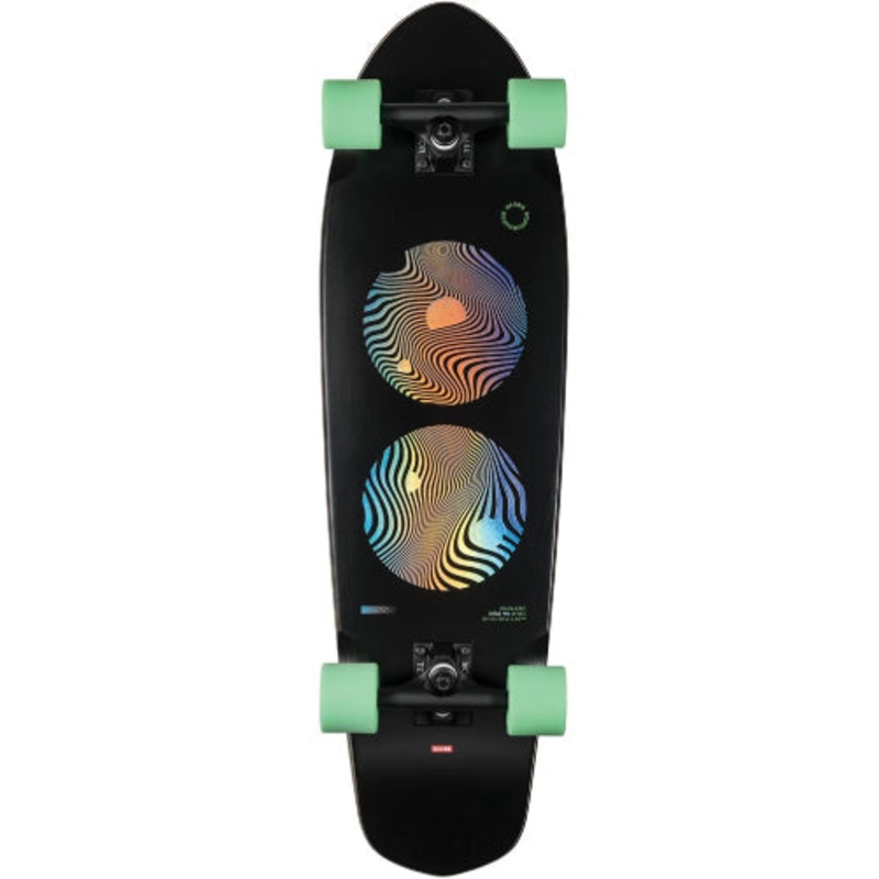 Globe Big Blazer Black Green Prismatic Cruiser Complete 32″ 32.0″