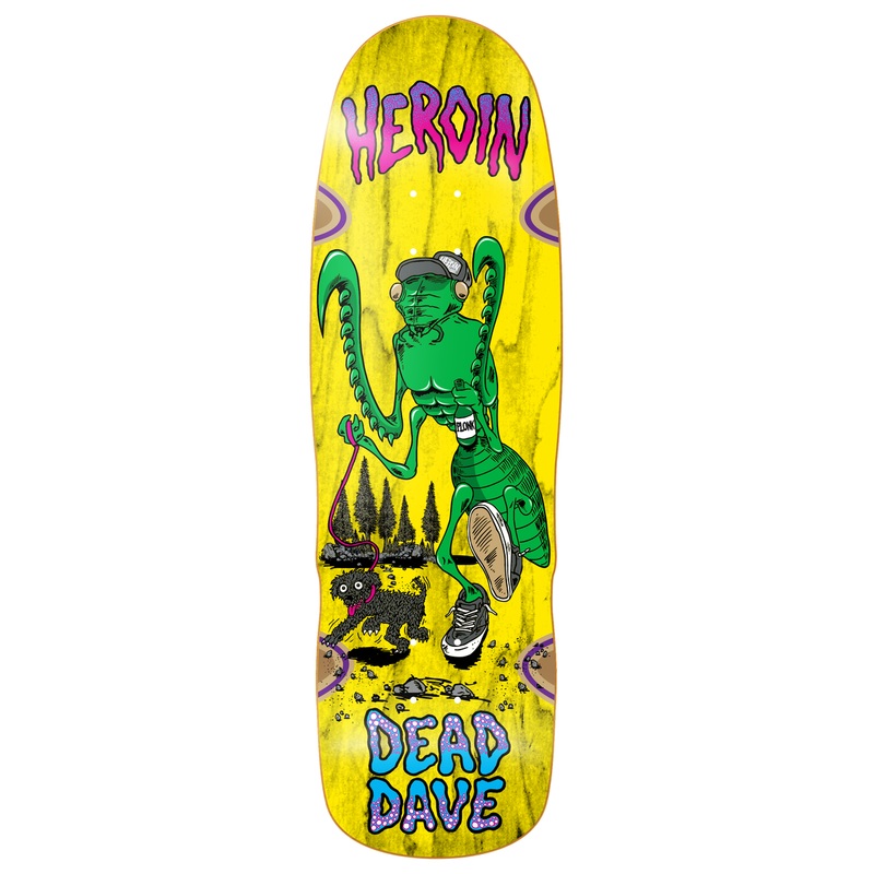 Heroin Dead Dave Bug 10.1″ Skateboard Deck
