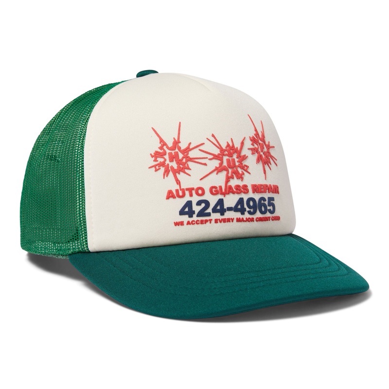 HUF Auto Glass Trucker Hat Green
