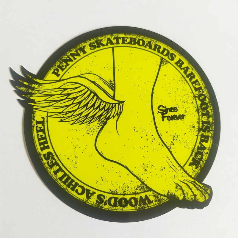 Penny Skateboards Sticker – Yellow