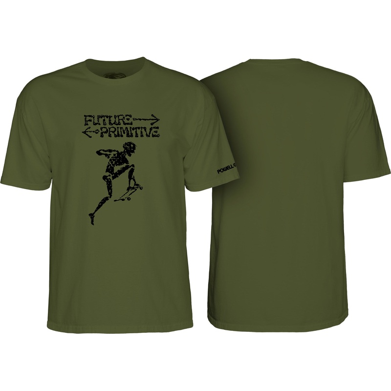 Powell Peralta Future Primitive T-Shirt Small Military Green