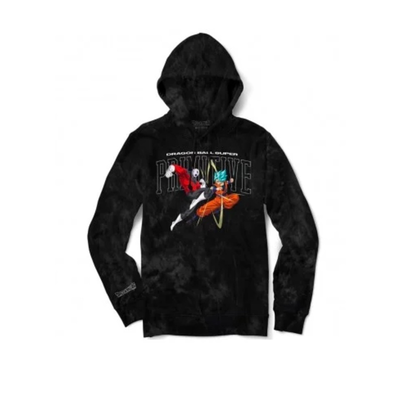 Primitive Collegiate Fight Washed Black Hoodie Medium Medium
