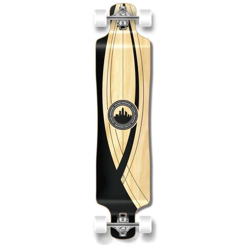 Punked Lowrider Double Drop Onyx 40″ Longboard Complete