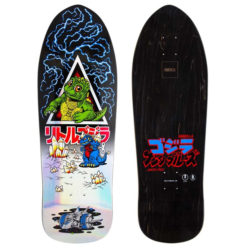 Santa Cruz Godzilla Jr. Natas Skateboard Deck 9.89″ Deck Only 9.89″