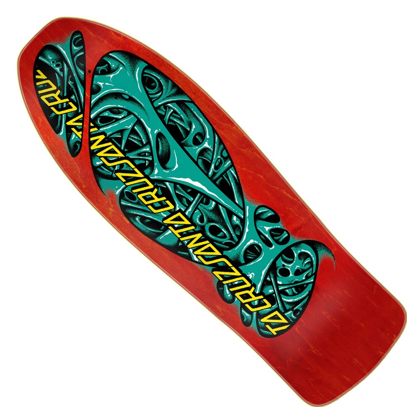 Santa Cruz Oops Mucus Reissue Shaped Deck Red 10.32 x 30.7 WB:15.18