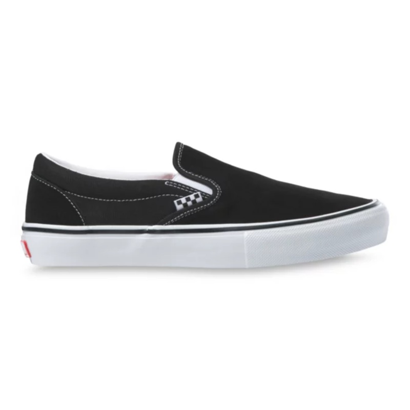 Skate Slip-On (Black/White) 3.5M / 5W