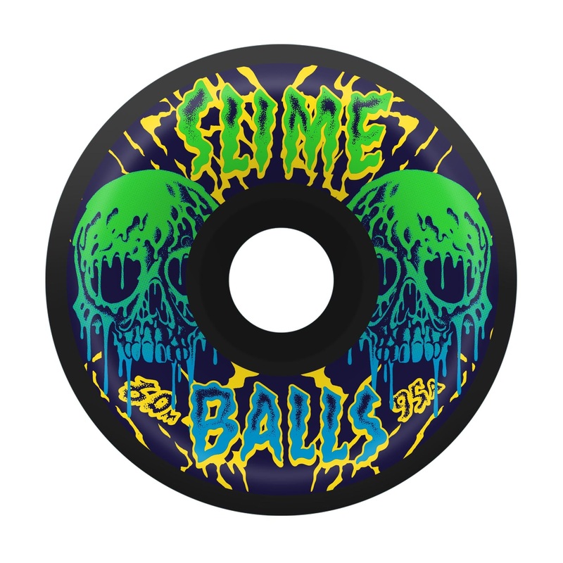 Slime Balls Skull Vomits 60mm 95a Skateboard Wheels
