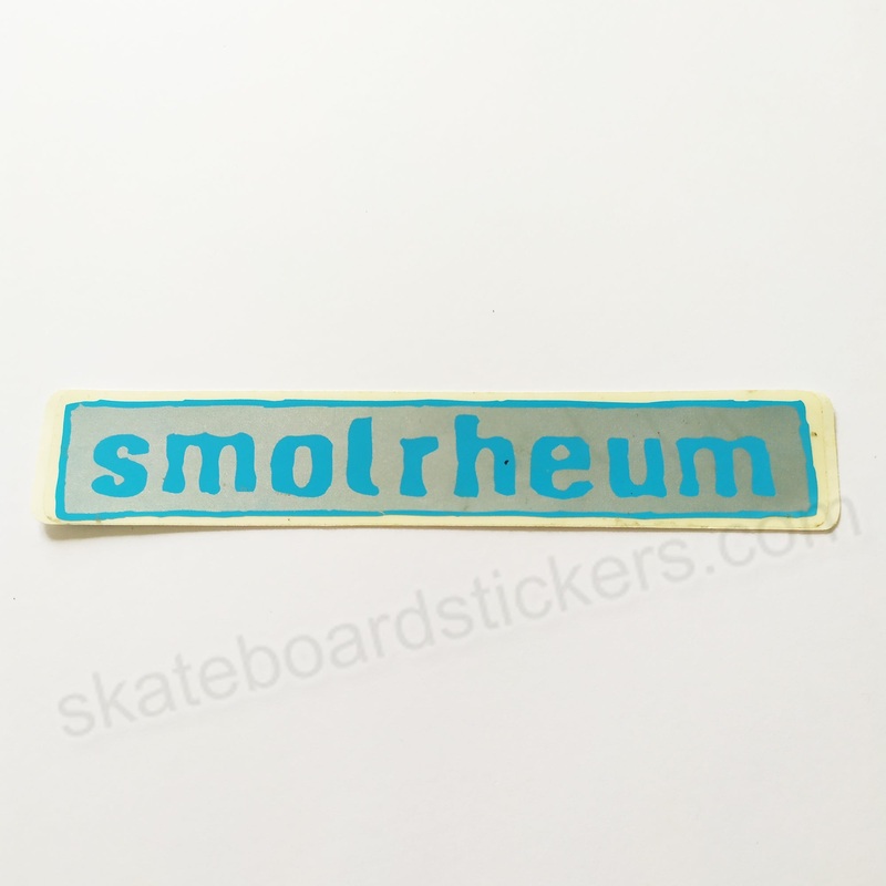 Smallroom Skateboards Old School Skateboard Sticker – “Smolrheum”