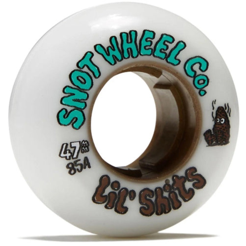 Snot Lil’ Shits Wheels White/Brown Core 47MM 85A 47mm