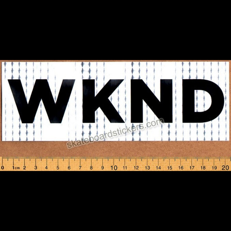 WKND Skateboards – Hologram Skateboard Sticker