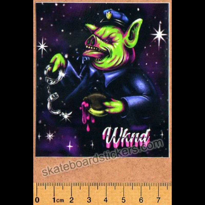 WKND Skateboards – Overseer Skateboard Sticker