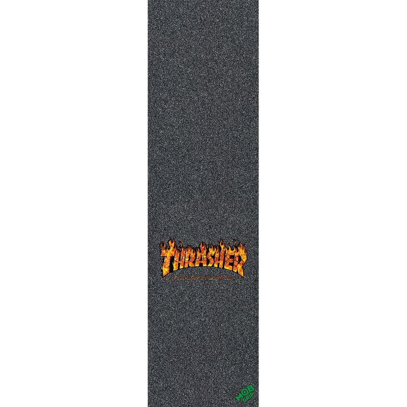 9in Thrasher Real Flame Small Mob Skateboard Griptape Graphic No Size