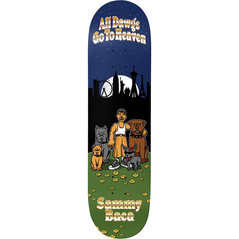 Baker Baca All Dawgs Go To Heaven 8.5″ Skateboard Deck