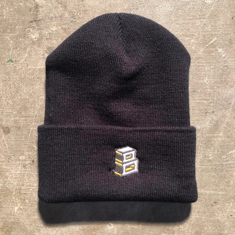 Block – Roots B Logo Cuffed Beanie – Black