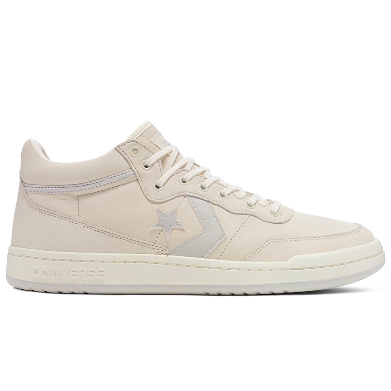 Converse Fastbreak Pro Mid Shoes Egret Nubuck/ Barely Grey 7.5